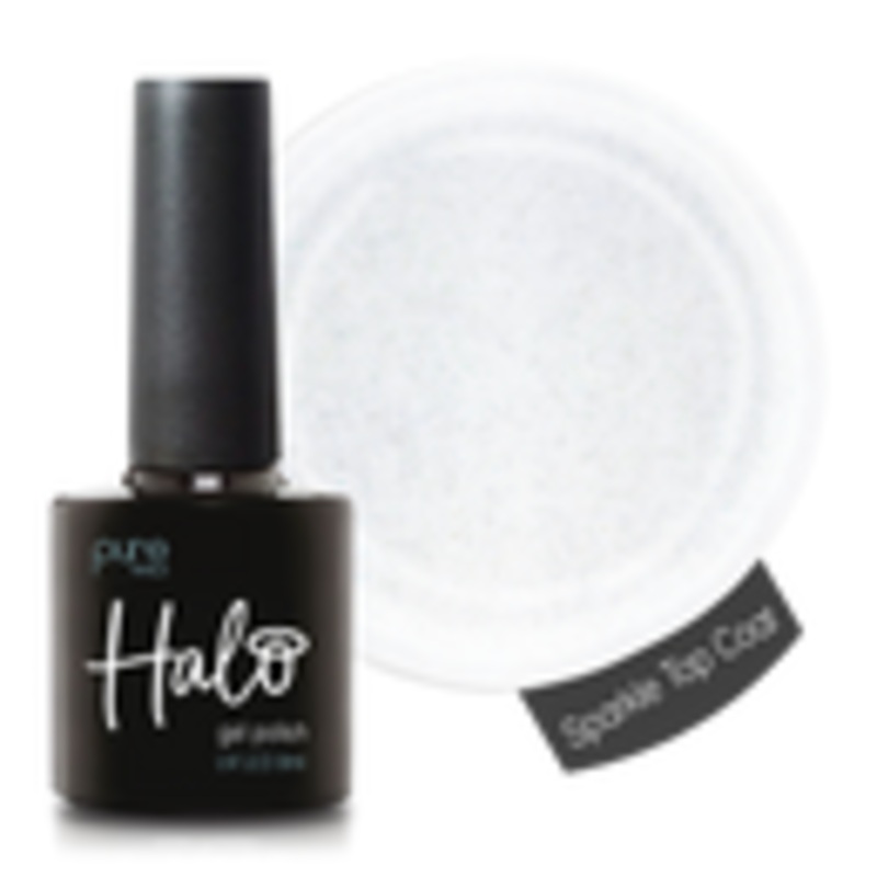 Halo Gel Polish 8ml Sparkle Top Coat Non Wipe