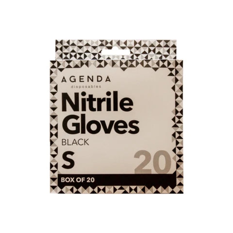 AGENDA Disposables – Nitrile Gloves – UltraFlex – Black – Medium