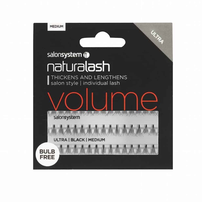 Medium Individual Naturalash Volume Lashes Bulb Free Black